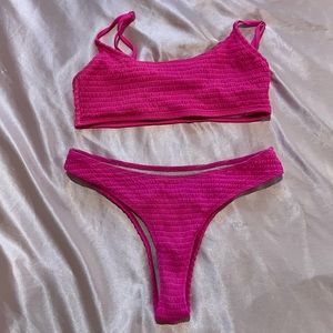 Pink bikini